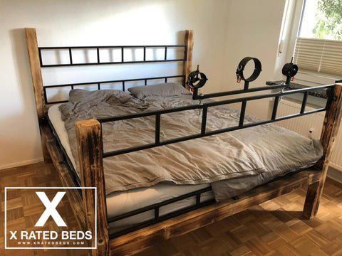 Made To Order Stained Wood Bondage Bed