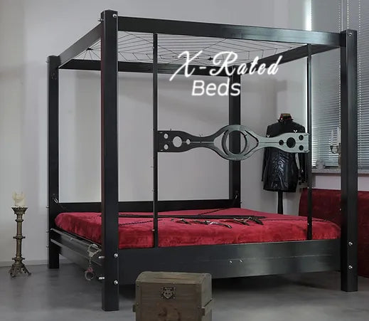 Made To Order Spider Canopy Bondage Bed – XRated Beds