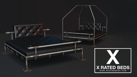 Made To Order Modern 'Pleasurable Canopy' Bondage Bed