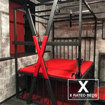 MADE TO ORDER STEEL ST ANDREWS CROSS BONDAGE BED